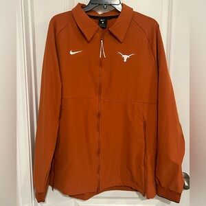 Nike Texas Longhorns Mens LARGE On-Field Performance Fleece Jacket